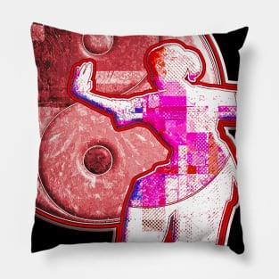 Tai Chi And Ying Yang  Design Pillow