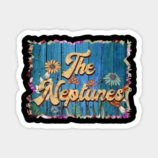 Vintage Neptunes Name Flowers Limited Edition Classic Styles Magnet