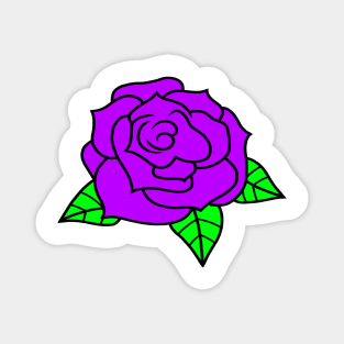 Purple Roses Magnet
