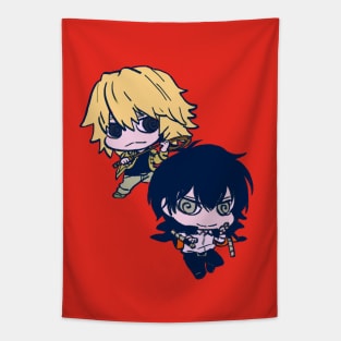 I draw chibi dino and hibari / Katekyo Hitman REBORN Tapestry