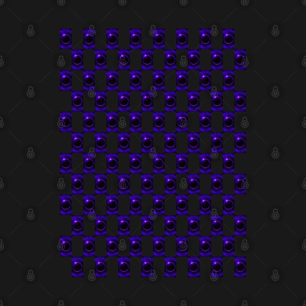 Purple Solar Eclipse Pattern by The Black Panther