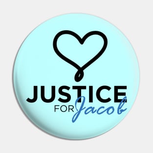 Justice for Jacob Heart Pin