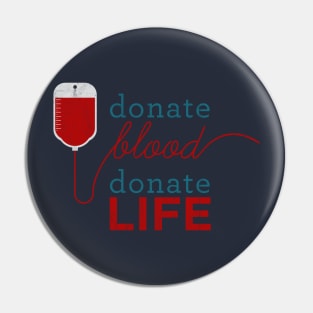 Donate blood - donor badge - blood donation Pin