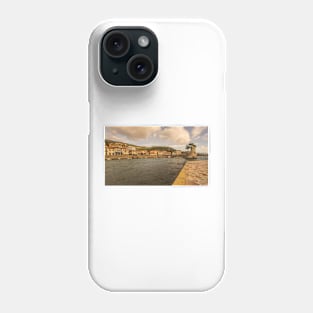 sailboat at Nafpaktos Fortress Phone Case