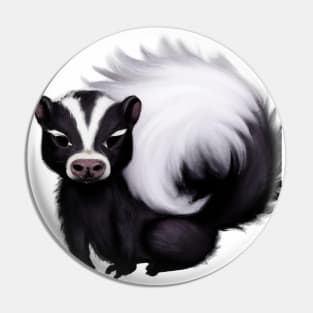 Cute Skunk Drawing Pin