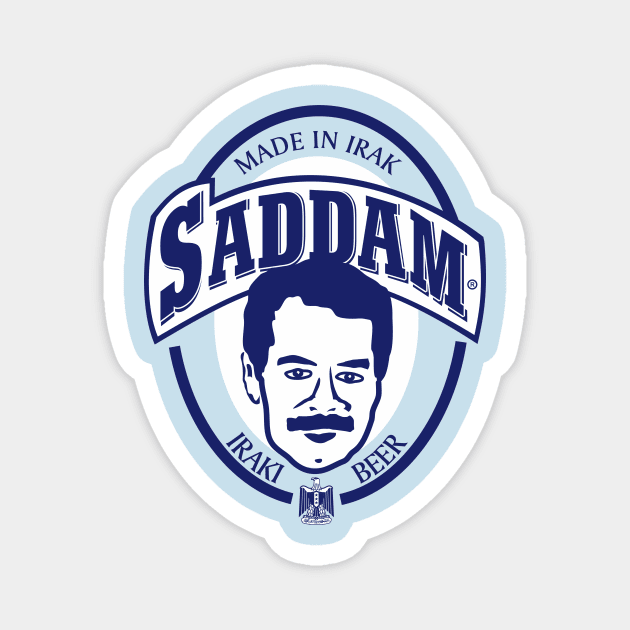 Saddam Beer Magnet by LostHose