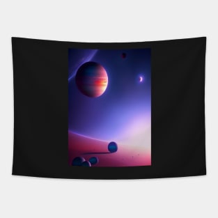 PEACEFUL AND WONDERFUL SPACE JOURNEY Tapestry