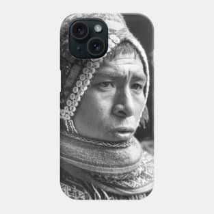 Portrait of Peruvian from Pisac Phone Case