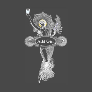 St. Genever - Vintage Illustration - Add Gin T-Shirt
