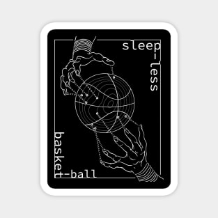 Sleepless Basketball Magnet