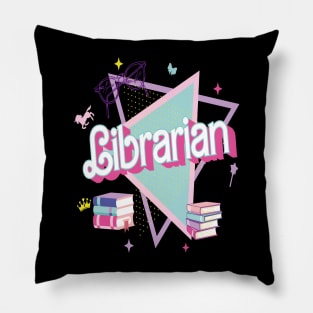 Find Me At The Library Retro Librarian Tee Librarian 90s Book Lover Librarian Of The 90s Back To School Pillow