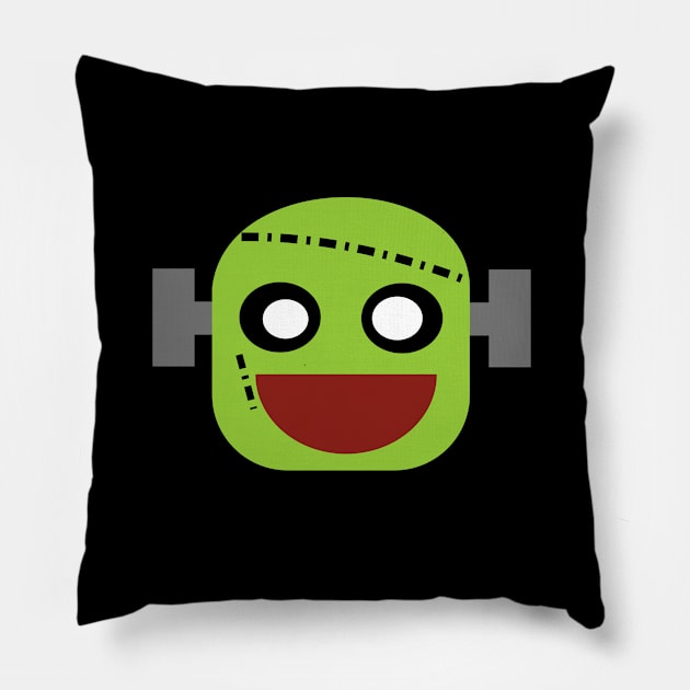 Cute Frankenstein Pillow by bruxamagica