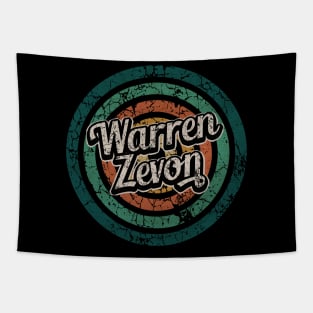 Warren Zevon // Retro Circle Crack Vintage Tapestry