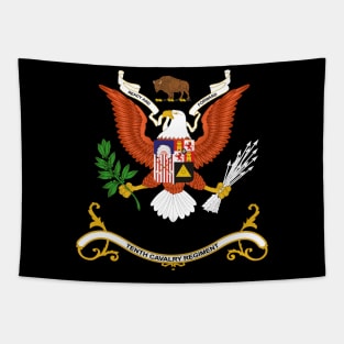 Army - Regimental Colors - 10th Cavalry Regiment wo Flag Tapestry