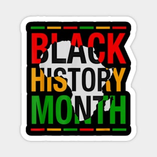 Black History Month African Melanin Pride Magnet