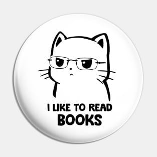 I like to read books Pin