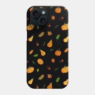 Cute orange autumn/Fall pattern Phone Case