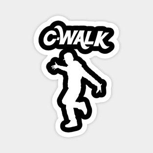 70s Hiphop Dancer Doing Crip Walk Dance C Walking Street Dancing Steps Magnet