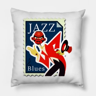 Jazz or Blue? The Master of Ceremonies wants to know! Pillow