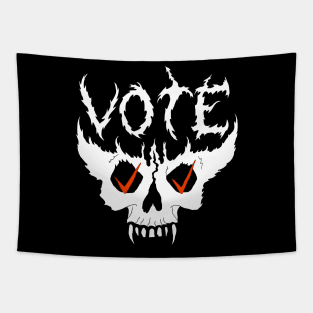 Death Metal Vote Monster Shirt Tapestry