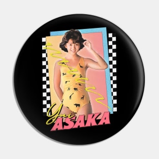 Yui Asaka  / Retro 80s Fan Art Design Pin