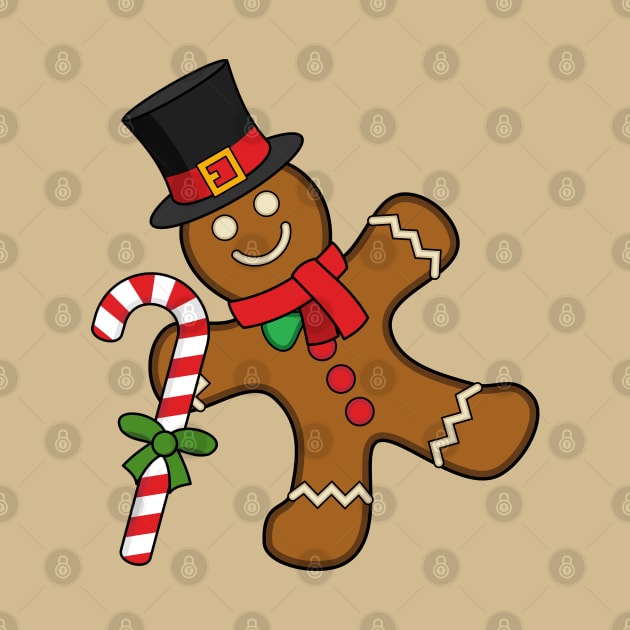 Dancing Gingerbread Man by BirdAtWork