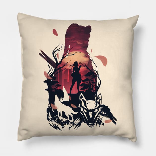 The Wolf Pillow by whydesign