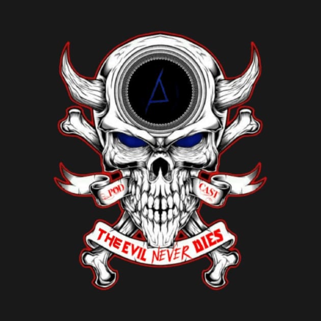 New Evil Never Dies Podcast Logo by The Evil Never Dies Podcast