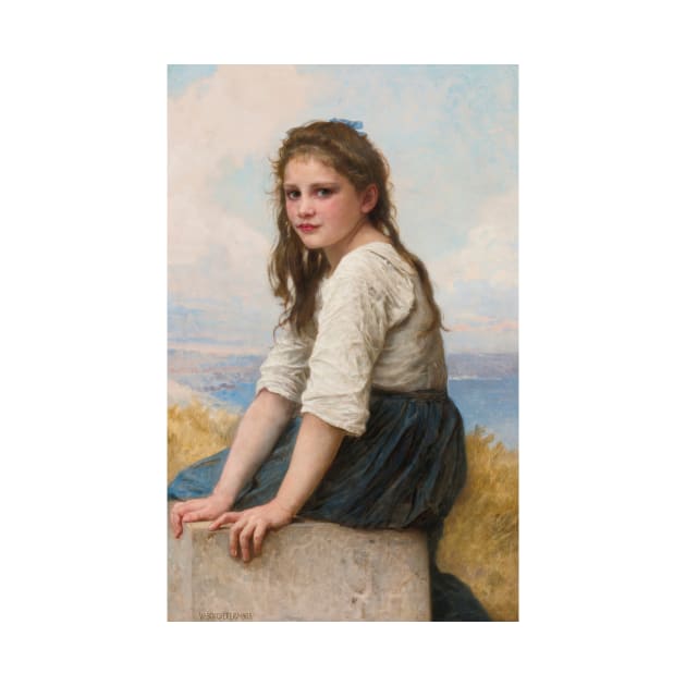 Au Bord De La Mer by William-Adolphe Bouguereau by Classic Art Stall