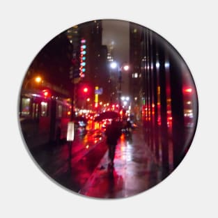 rainy manhattan Pin