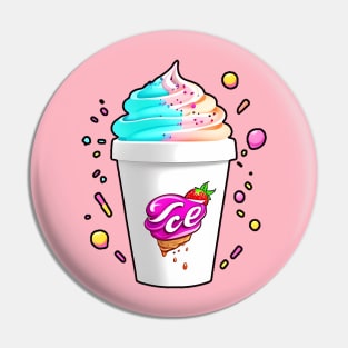 Ice cream cup Pin