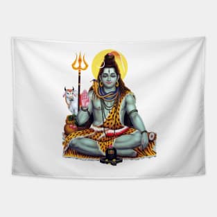 Blessing Of Shiv , lord shiva Tapestry