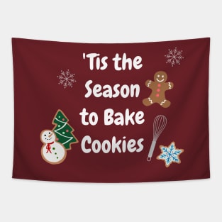 'Tis the Season to Bake Cookies Tapestry