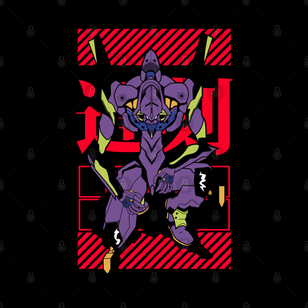 Evangelion Eva 01 by paisdelasmaquinas