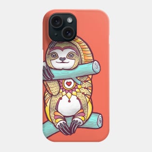 Mandala Sloth Phone Case