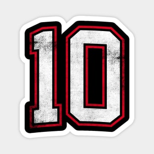 Number Ten 10 Magnet