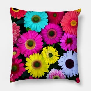 Fresh flowers and Colorful Pictures to Brighten Your Day Pillow