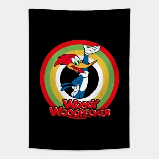 Woody Woodpecker Circle Style Tapestry