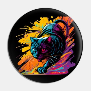 Splash Cat Pin