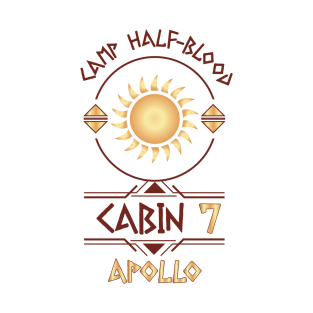 Cabin #7 in Camp Half Blood, Child of Apollo – Percy Jackson inspired design T-Shirt