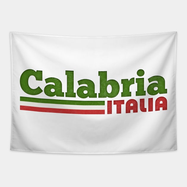 Calabria, Italy // Retro Style Design Tapestry by DankFutura