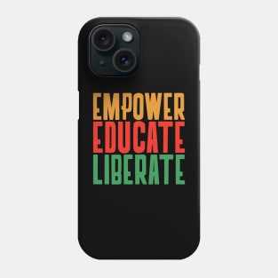 Black History Black America Black Pride Black Activism Phone Case