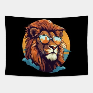 cool lion Tapestry