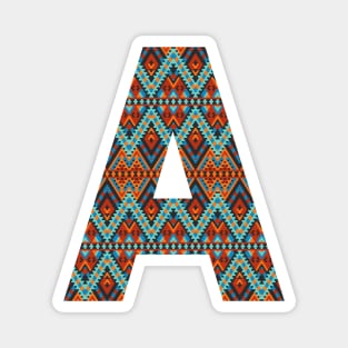 Letter A- boho design Magnet