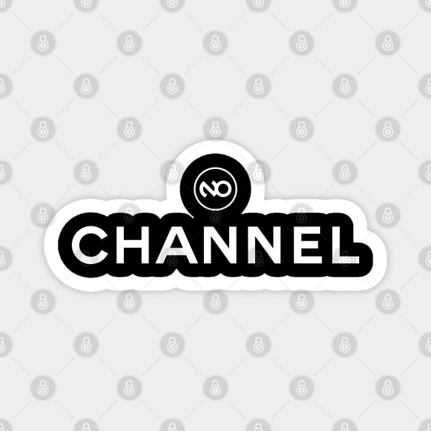 CHANNEL Whiter Version Magnet by ALFBOCREATIVE