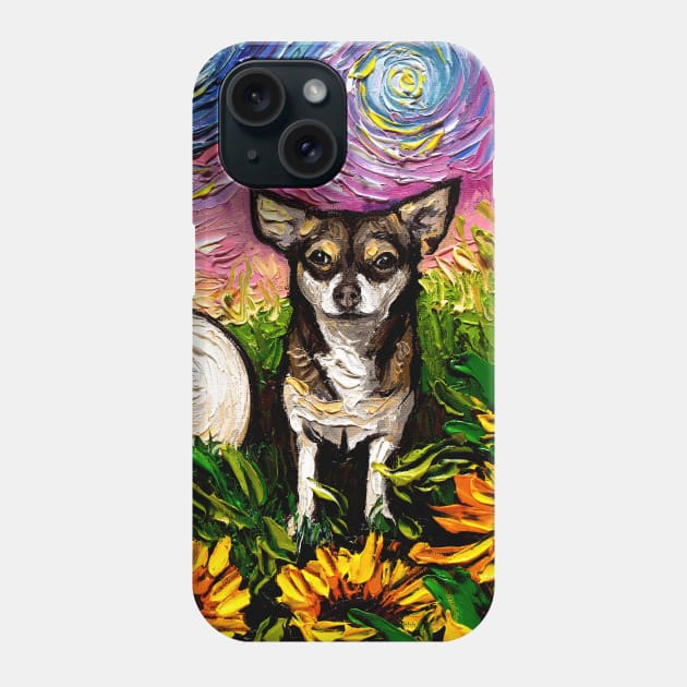 Two Chihuahuas Night Phone Case by sagittariusgallery