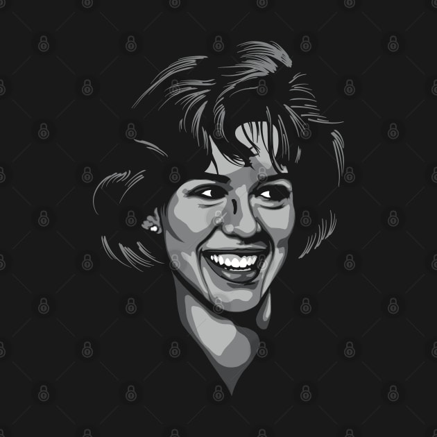 Molly Ringwald greyscale by @johnnehill