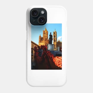 Palermo Cathedral with Santa Rosalia. Sicily, Italy Phone Case