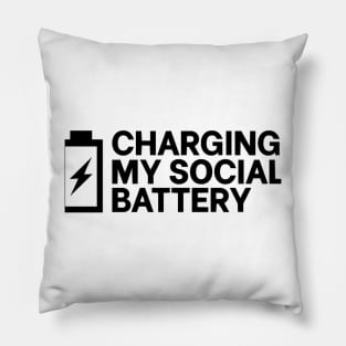 Social Battery Pillow