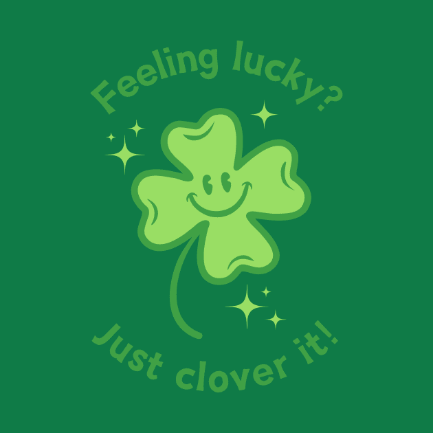 Cute four leaf lucky clover by Sir13